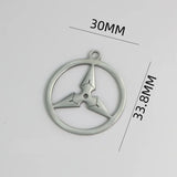 5Pcs Stainless Steel Boomerang Charms for Jewelry Making DIY Earrings Necklaces