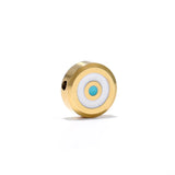 5Pcs Enamel Round Bead Charms Pendants DIY Women Necklace