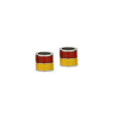 5Pcs Stainless Steel Europe Flag Beads Charms for DIY Bracelets