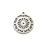 5Pcs Stainless Steel Sun Star Charms for Jewelry Making
