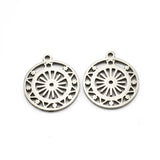 5Pcs Stainless Steel Sun Star Charms for Jewelry Making