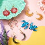 5Pcs Sun Moon Cloud Star Silicone Mold for DIY Earrings