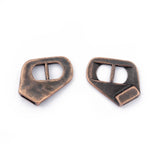 5Pcs Tibetan Silver Buckle Clasp for 10mm Flat Leather Cord Bracelets