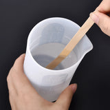 5Pcs Silicone Measuring Cup 100mL Scale Food-Grade DIY Candle Epoxy Resin Tools