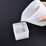 5Pcs Silicone Measuring Cup 100mL Scale Food-Grade DIY Candle Epoxy Resin Tools