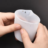 5Pcs Silicone Measuring Cup 100mL Scale Food-Grade DIY Candle Epoxy Resin Tools
