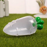 5Pcs Transparent Easter Plastic Carrots Candy Boxes