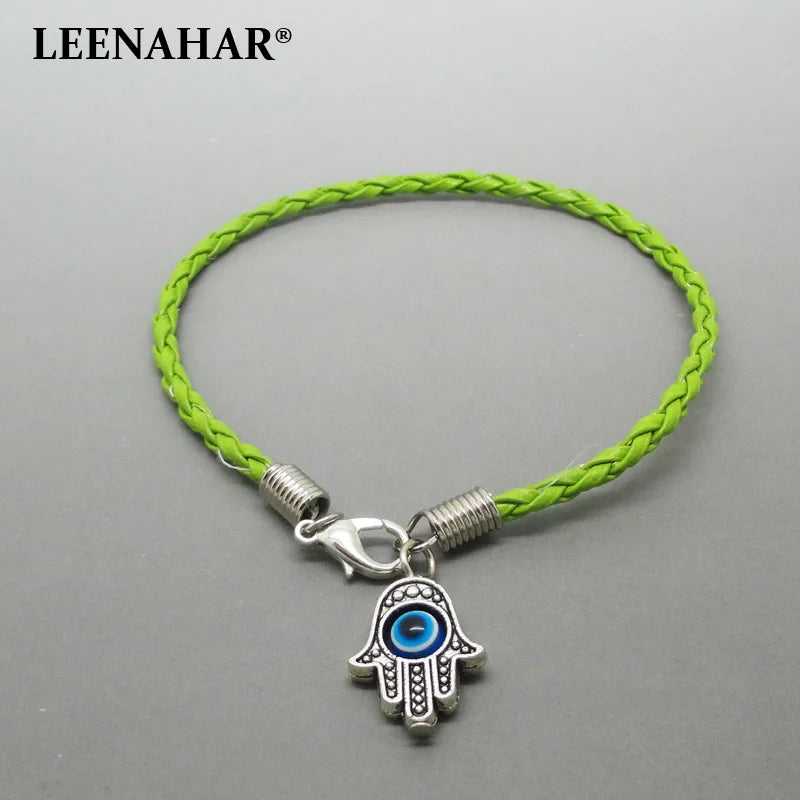 5Pcs Unisex Hamsa Bracelets RED String Kabbalah Hand of Fatima Bangle