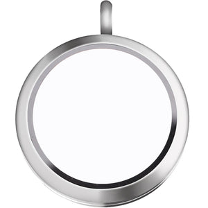 5Pcs Vintage Silver Memory Floating Locket Charms DIY Making Jewelry