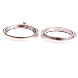 5Pcs Vintage Silver Memory Floating Locket Charms DIY Making Jewelry