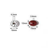 5Pcs Wooden Ball Beads for DIY Charm Jewelry Bracelets