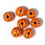 5Pcs Wooden Ball Beads for DIY Charm Jewelry Bracelets