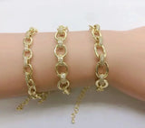 Brass Zircon Bracelet Chain Wedding Charm Jewelry