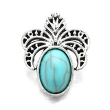 5Pcs/lot Starfish Turtle Rhinestone Snap Button For Bracelet DIY Jewelry