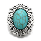 5Pcs/lot Starfish Turtle Rhinestone Snap Button For Bracelet DIY Jewelry