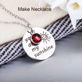 5Pcs 25mm Stainless Steel Charms for Diy Jewelry Inspirational Pendant