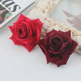 5Pcs Silk Rose Flower Head Wedding Home Decoration DIY Flower Wall Accessories