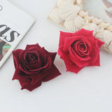 5Pcs Silk Rose Flower Head Wedding Home Decoration DIY Flower Wall Accessories