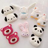 5Pcs Cartoon Plush Patches DIY Accessories Headwear Clothing Scarf Decoration
