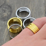 5Pcs/lot Sewing Thimbles Size Ring 1.9cm Thimble Quilting Craft Protector