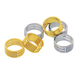 5Pcs/lot Sewing Thimbles Size Ring 1.9cm Thimble Quilting Craft Protector