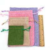 5Pcs Burlap Bag Jute Gift Wedding Candy Packaging