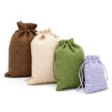 5Pcs Burlap Bag Jute Gift Wedding Candy Packaging