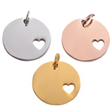 5Pcs/lot Stainless Steel Dog Tag Stamping Blanks DIY Pendant