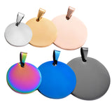 5Pcs Military Army Charm Dog Tags Stainless Steel Pendant Necklace