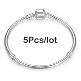 5Pcs/lot Snake Chain Charm Bracelets for Women Jewelry Making