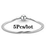 5Pcs/lot Snake Chain Charm Bracelets for Women Jewelry Making