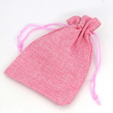 5Pcs Jewelry Gift Bags Fabric Drawstring Pouches Wedding DIY Accessories