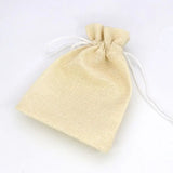 5Pcs Jewelry Gift Bags Fabric Drawstring Pouches Wedding DIY Accessories