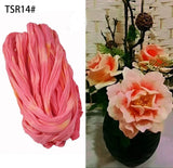 5Pcs Multicolor Artificial Flowers Nylon Wedding DIY Wreath Supplies