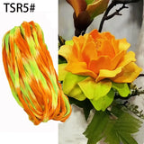 5Pcs Multicolor Artificial Flowers Nylon Wedding DIY Wreath Supplies
