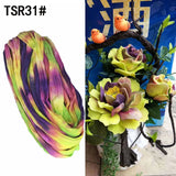 5Pcs Multicolor Artificial Flowers Nylon Wedding DIY Wreath Supplies
