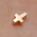 5Pcs Stainless Steel Cross Pendant For Necklace DIY Jewelry Making