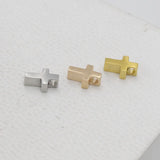 5Pcs Stainless Steel Cross Pendant For Necklace DIY Jewelry Making