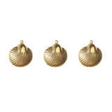 5Pcs/lot Stainless Steel Shell Pendant for DIY Necklace Making