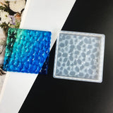 5Pcs Silicone Coaster Resin Mold Set with Holder Cup Coaster Storage Box Mold