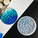 5Pcs Silicone Coaster Resin Mold Set with Holder Cup Coaster Storage Box Mold