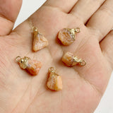 5Pcs Natural Irregular Stone Pendants - Amethysts Quartz Healing Reiki Pendant