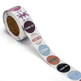 500pcs 25mm Thank You Stickers Adhesive Roll for Envelopes Bubble Mailers