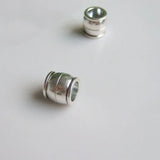 5Sets 8mm Hole Barrel Magnetic Clasps for Leather Jewelry Making