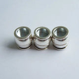 5Sets 8mm Hole Barrel Magnetic Clasps for Leather Jewelry Making