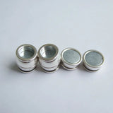 5Sets 8mm Hole Barrel Magnetic Clasps for Leather Jewelry Making
