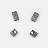 5 Antique Magnetic Clasps for Flat Leather Cord Bracelets DIY Jewelry