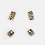 5 Antique Magnetic Clasps for Flat Leather Cord Bracelets DIY Jewelry