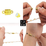 5Sets Magnetic Clasps for DIY Bracelet & Necklace