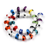 5Strand Glazed Porcelain Bead Strands for Jewelry Making